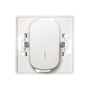E628U.0 Sklopka ukrsna sa ind. bez maske EON 10AX 250V~ uski t., bela