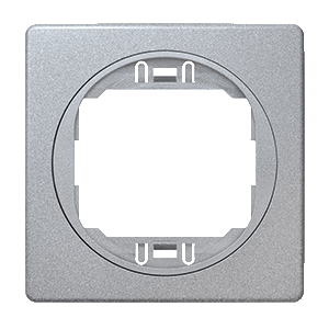 E6801.SS Maska jednostruka EON 80x80, silver sa silver nosačem