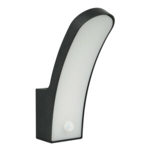 Spoljna LED lampa sa senzorom S4378P BK