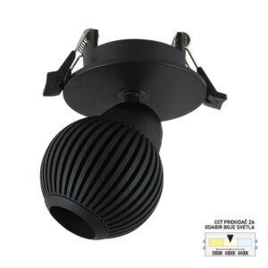 LED ugradna lampa LU-11-7 BK