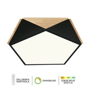 LED plafonska lampa F2810-24C BK+WD