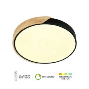 LED plafonska lampa F2811-30C BK+WD