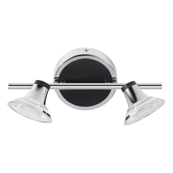 LED spot lampa LS101-2 CH+BK