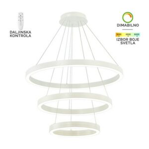 LED visilica F2048-130V WH