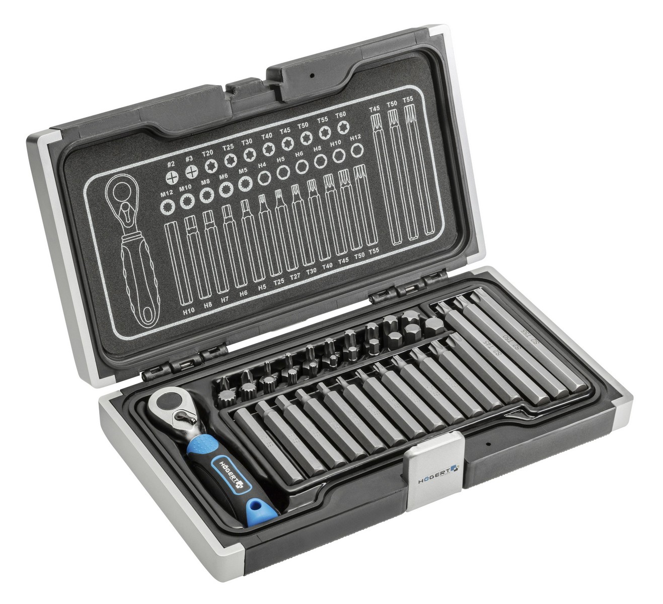 Hogert HT1R466 set alata 37 kom