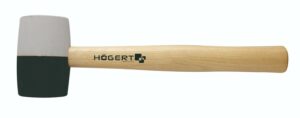 Hogert HT3B044 čekić gumeni, 450 g, drvena drška