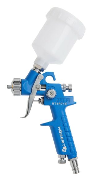 Hogert HT4R718 pištolj za farbanje, gornji prihvat kantice, 100 ml, priključak 1/4 ", 3 bar