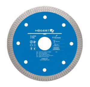 Hogert HT6D721 rezni dijamantni disk 115 mm, za rezanje keramike