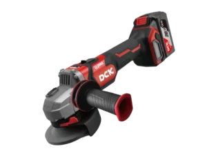 DCK KDSM04-125FK akumulatorska ugaona brusilica bez četkica, sa 2x5.0Ah baterije i punjačem, 20V, 125mm