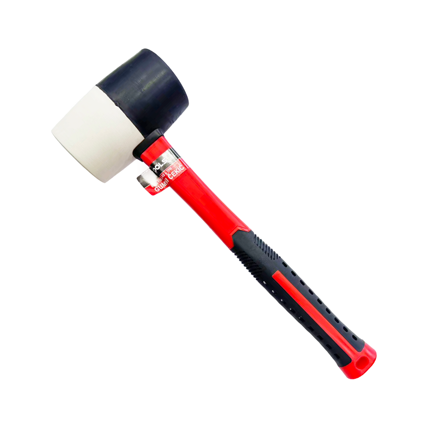 SG TOOLS gumeni čekić crno-beli 680g, TPR drška, SG13011