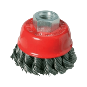 SG TOOLS lončasta upletena četka za brusilicu 65mm. čelična žica 0.5mm. SG12007