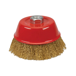SG TOOLS lončasta četka za brusilicu 100mm. mesingana čelična žica 0.3mm. SG12006
