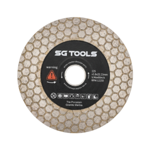 SG TOOLS dijamantska ploča za sečenje i brušenje keramike 125 x 1.8mm, SG50012
