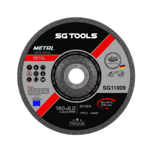 SG TOOLS brusna ploča ispupčena 180 x 6.0mm Metal Premium A 24 RBF, SG11009