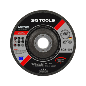SG TOOLS rezna ploča 125 x 2.5mm Metal Premium A 30 RBF, SG11005