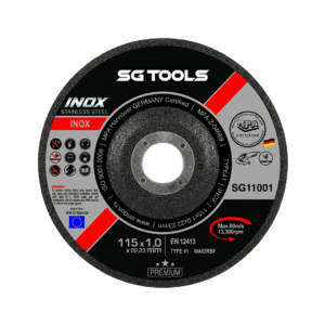 SG TOOLS rezna ploča 115 x 1.0mm, 50 komada, Inox Premium WA 60 RBF, SG11002