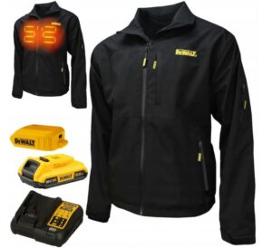DeWalt DCHJ090BD1 Soft-Shell jakna sa grejačima, 1x2.0Ah, sa adapterom