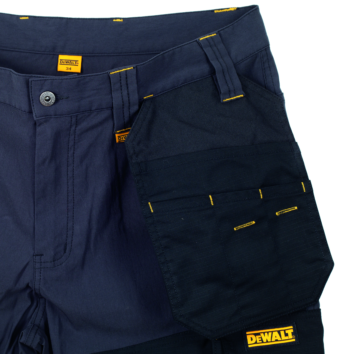 DeWalt DWC153-004 Hamden crno-sivi rastegljivi radni šorts - Slika 5