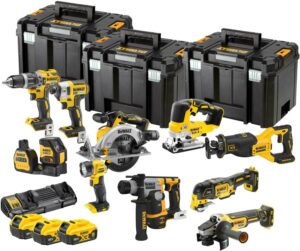 DeWALT DCK1012P4T akumulatorski set mašina, 18V XR, 10 delova, TSTAK koferi