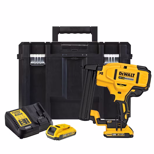 DeWalt DCN681D2 pištolj za klamerice, 18V, sa 2x2.0 Ah XR baterije i punjačem, u koferu