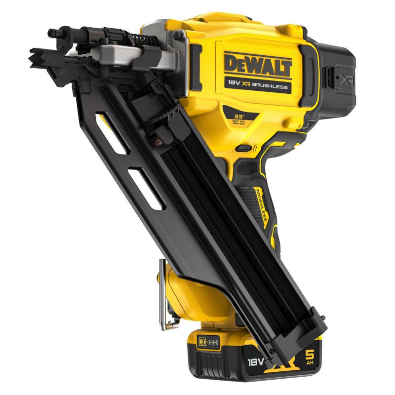 DeWalt DCN930P2 akumulatorski pištolj za eksere, 18V, sa 2x5.0Ah baterije i punjačem, u koferu - Slika 3