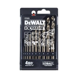 DeWalt DT5935 burgije HSS-G, 1 - 10mm, 10 komada