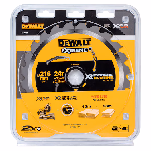 DeWalt DT99568 list za kružnu testeru, 216mm, 24 zuba