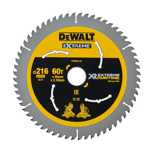 DeWalt DT99570 list za kružnu testeru, 216mm, 60 zuba - Slika 2