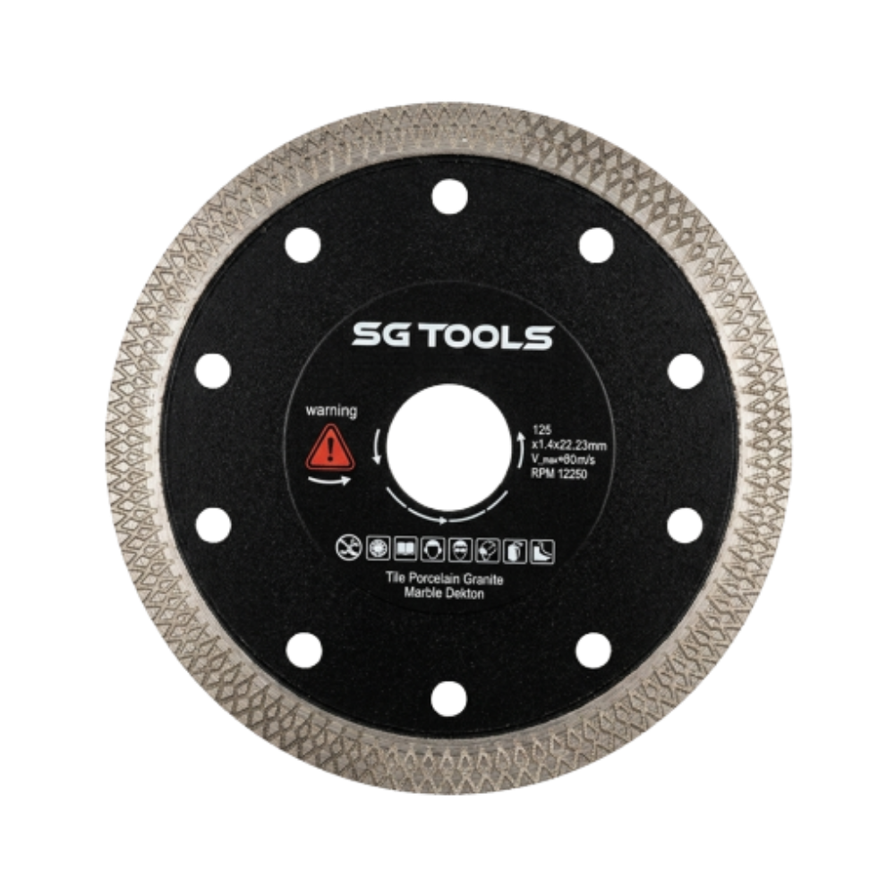 SG TOOLS dijamantska ploča za sečenje keramike 125 x 1.4mm, SG50011